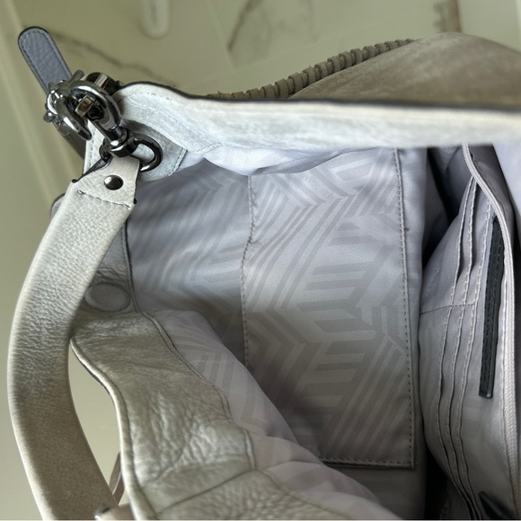 Rebecca Minkoff Gray Hobo Bag Genuine Leather - Picture 12 of 15